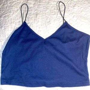 Blue crop top!